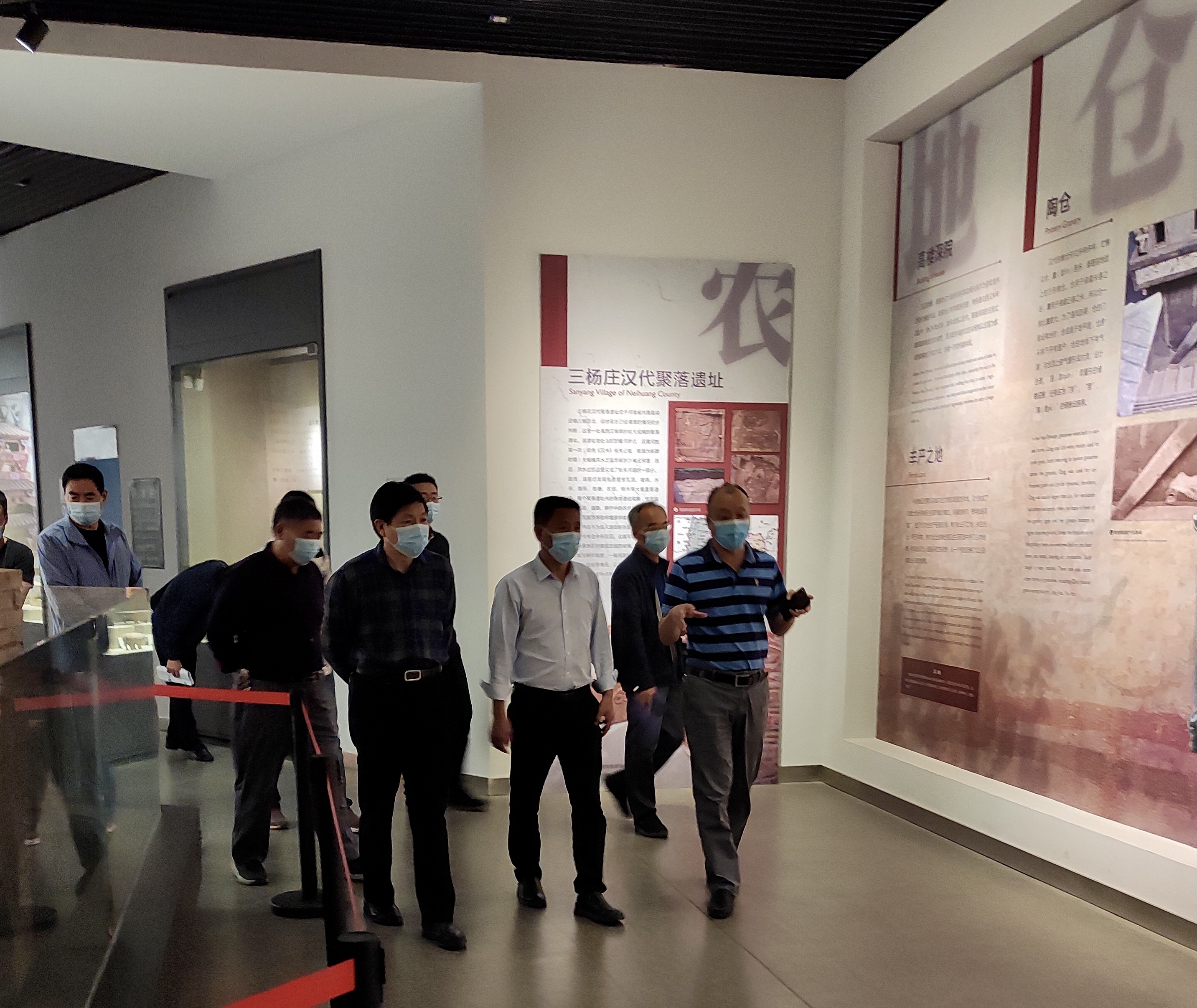 省文物局领导到焦作市博物馆检查文物安全工作